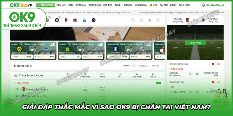 Link vào OK9 mới nhất – Truy cập nhanh, không bị chặn, chơi ngay 12 Giải đáp thắc mắc vì sao website OK9 bị chặn tại Việt Nam